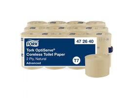 Toiletpapier Tork T7 Advanced Optiserve Coreless 2-laags 94m naturel 472640