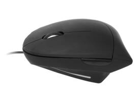 Muis Quantore ergonomisch bedraad USB-A zwart