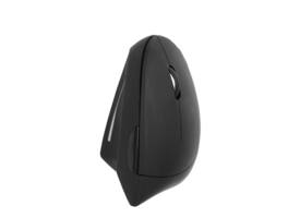 Muis Quantore ergonomisch draadloos USB-A adapter zwart