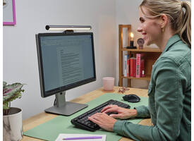 Monitorlamp Trust Shyne zwart