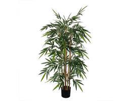 Kunstplant Mica Bamboe in plastic pot 150x75cm
