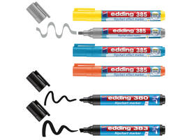 Viltstift edding 385 flipover incl 380 - 383  assorti 6 stuks