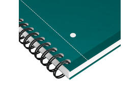 Spiraalblok Oxford International Notebook A4+ lijn 160 pagina's groen