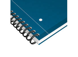 Spiraalblok Oxford International Notebook A4+ lijn petrol blauw