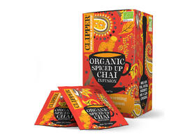 Thee Clipper spiced up chai bio 25 zakjes