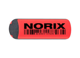 Potlood Staedtler Norix HB zwart-koraal blister à 2 stuks