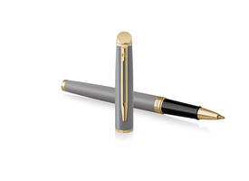 Rollerpen Waterman Hémisphère Fashion Colors metallic grey GT fijn