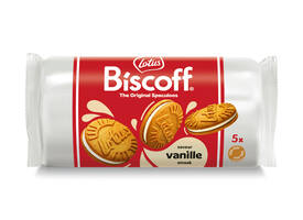 Koekjes Lotus Biscoff speculoos sandwich vanille 5 stuks