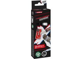 Edding 6900 X multi m. 2pcs set black en white