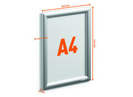 Kliklijst Durable A4 aluminium