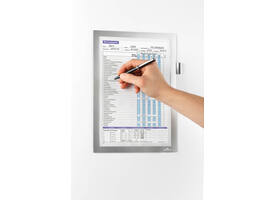 Duraframe Durable 498923 Note A4 magnetisch zilver