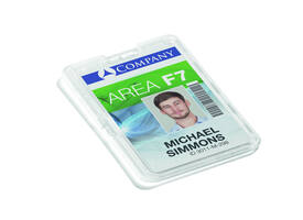 Badge Durable permanent voor 1 kaart 10 stuks