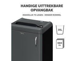 Papiervernietiger Fellowes Fortishred 1050HS snippers 0,8x5mm