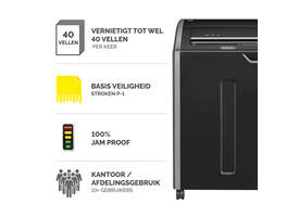 Papiervernietiger Fellowes Powershred 485I stroken 5,8mm