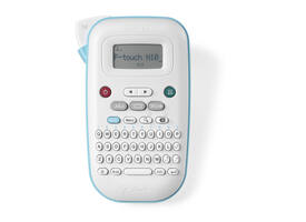 Labelprinter Brother P-touch Btag PT-N10 draagbaar qwerty 12mm wit