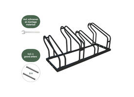 Fietsenrek BRASQ  4 fietsen BS400 zwart