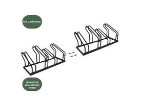 Fietsenrek BRASQ  4 fietsen BS400 zwart