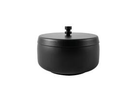 Asbak BRASQ tafelmodel 1 liter met deksel AT700 zwart