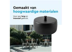 Asbak BRASQ tafelmodel 1 liter met deksel AT700 zwart