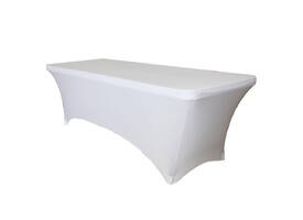Tafelrok BRASQ 183x76x74cm wit