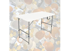 Vouwtafel BRASQ 120x60x74cm FC120 wit