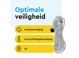 Verlengkabel BRASQ 30m wit