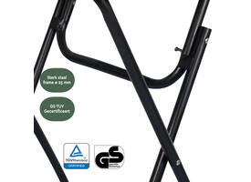 Statafel BRASQ 80cm BT100 zwart