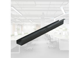 Kabelgoot BRASQ verstelbaar 75-150cm CT100 zwart