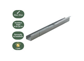 Kabelgoot BRASQ verstelbaar 75-150cm CT100 zilver