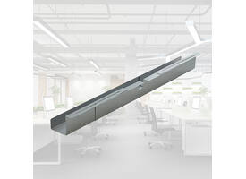 Kabelgoot BRASQ verstelbaar 75-150cm CT100 zilver