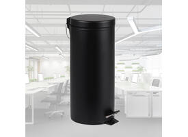 Pedaalemmer BRASQ 30 liter zwart