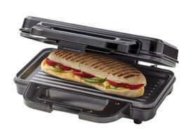 Panini grill Tomado zwart/RVS