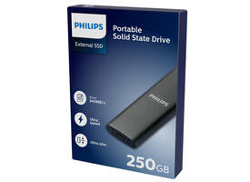 SSD Philips External 250 GB Ultra Speed Space Grey