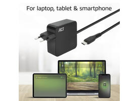 Laptop Oplader ACT USB-C Power Delivery 65W 2mtr