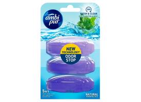 Toiletblok navulling Ambi Pur Fresh Water & Mint 3x55ml