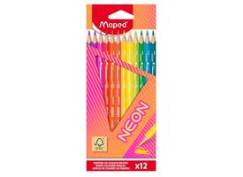 Kleurpotlood Maped Neon set à 12 kleuren