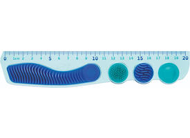 Liniaal Maped Kidy Learn Concentration 20 cm blauw