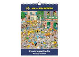 Verjaardagskalender Jan van Haasteren A4