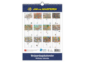 Verjaardagskalender Jan van Haasteren A4