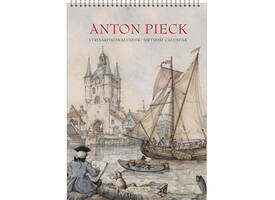 Verjaardagskalender Anton Pieck Zicht op haven A4