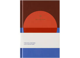 Notitieboek A5 One line a day blauw rood A-Journal