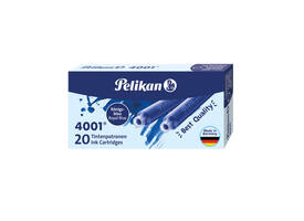 Inktpatroon Pelikan 4001 koningsblauw 20 stuks