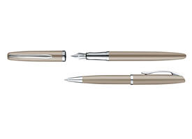 Schrijfset Pelikan Jazz Noble Elegance K36+P36 medium taupe