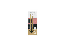 Schrijfset Pelikan Jazz Noble Elegance K36+P36 medium gold