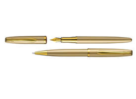 Schrijfset Pelikan Jazz Noble Elegance K36+P36 medium gold