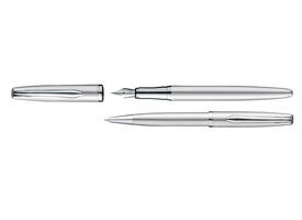 Schrijfset Pelikan Jazz Noble Elegance K36+P36 medium silver