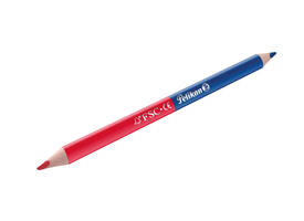 Potlood Pelikan 3mm rood/blauw 2 stuks