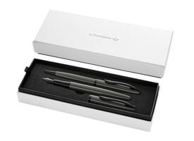 Schrijfset Pelikan Jazz Noble Elegance K36+P36 metaal stone