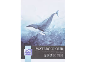 Aquarelblok Oxford Watercolour A4 20 vel 300 gram gelijmd