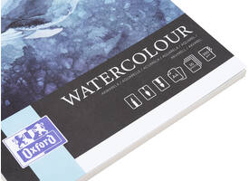 Aquarelblok Oxford Watercolour A4 20 vel 300 gram gelijmd